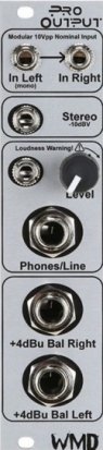 Eurorack Module Pro Output (Natural Aluminum) from WMD