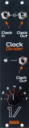 Eurorack Module Clock Divider from Guru Gara Synth
