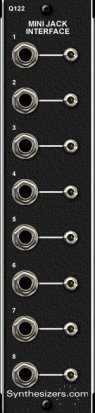 MU Module Q122 Mini Jack Interface from Synthesizers.com