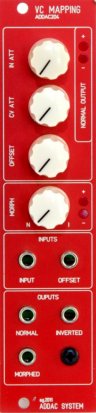 Eurorack Module ADDAC204 VC CV Mapping from ADDAC System