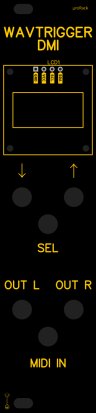 Eurorack Module WavTrigger Drum Machine Interface from Other/unknown