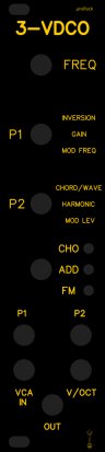 Eurorack Module 3-VDCO from Other/unknown