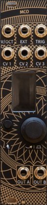 Eurorack Module MCO mk2 - Golden Lotus Panel from Mörk Modules