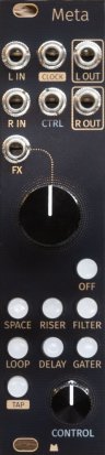 Eurorack Module Meta - Golden Disco - black & gold panel from Mörk Modules