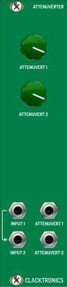 Eurorack Module Build Your Own Modular Attenuverter from Clacktronics