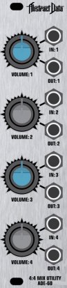 Eurorack Module ADE-60 4:4 Mix Utility from Abstract Data
