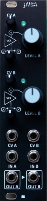 Eurorack Module μVCA II - Black Panel from Mörk Modules