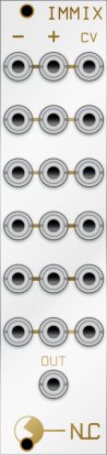 Eurorack Module IMMIX white panel from Nonlinearcircuits