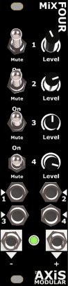 Eurorack Module MiXFOUR from Axis Modular