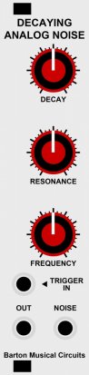 Eurorack Module Decaying Analog Noise BMC 023 from Barton Musical Circuits