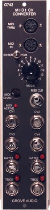 MU Module GMS-742 MIDI / CV Converter from Grove Audio