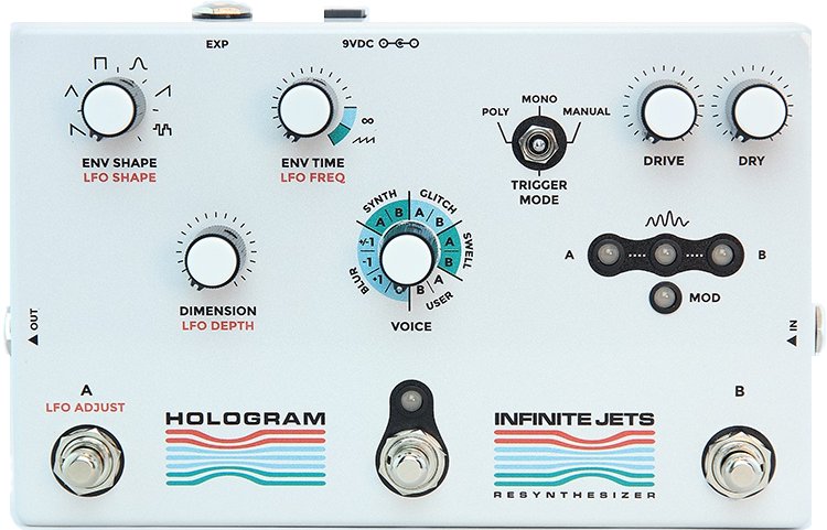 Hologram Infinite Jets Resynthesizer - Pedal on ModularGrid