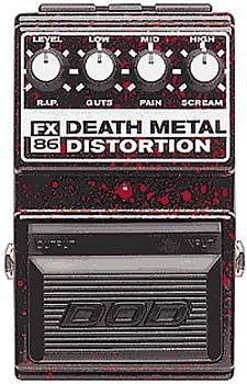 人気超激安[超美品] DOD FX86B DEATH METAL デスメタルに特化したヘヴィなディストーションペダル [RI666] ディストーション