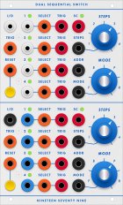 Buchla Module Dual Sequential Switch (DSS) from 1979