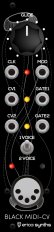 Eurorack Module Black MIDI-CV v2 from Erica Synths