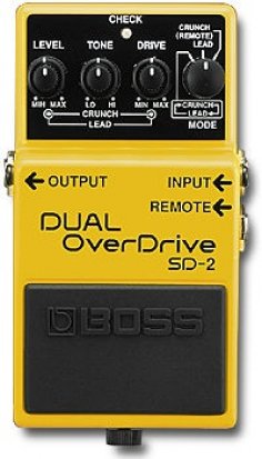 【大幅値下げ】BOSS DUAL OverDrive SD-2 Boss SD-2 Dual Overdrive - Pedal on ModularGrid