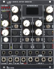 ADDAC402 4 Voice Heuristic Rhythm Generator