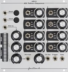 Eurorack Module MH11 ADC Pattern Sequencer from Fonitronik
