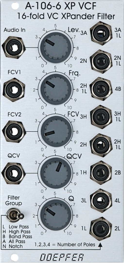 在庫通販Doepfer A-106-6 XP VCF 美品　モジュラーシンセ ユーロラック 音源モジュール