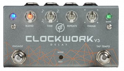 GFI System Clockwork Delay v3 - Pedal on ModularGrid