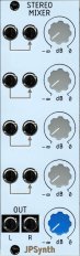 Eurorack Module STEREO MIXER from JPSynth