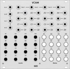 Eurorack Module 4ms VCA Matrix VCAM (Grayscale panel) from Grayscale