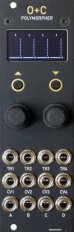 Micro Ornament & Crime Polymorpher / 8HP / Black & Gold Panel