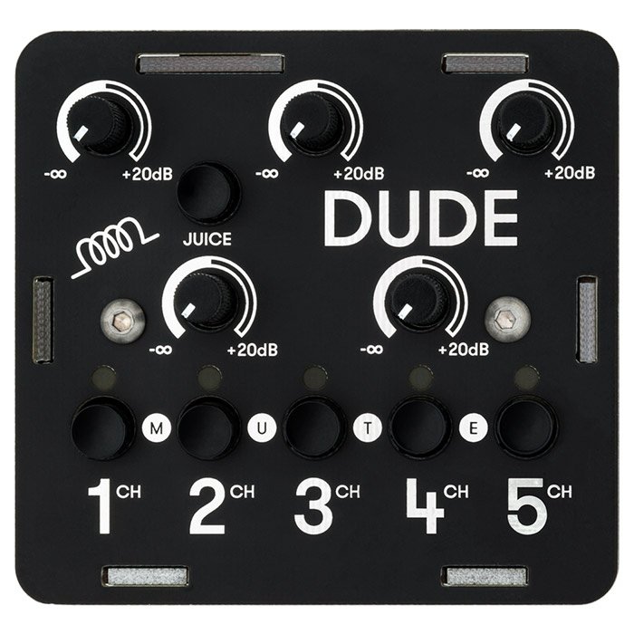 Bastl Instruments Dude 5 Channel Battery Powered Mixer
