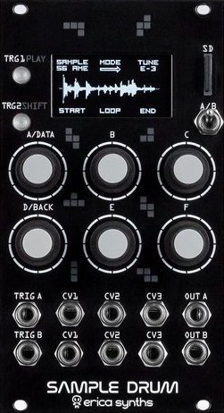 Erica Synths Sample Drum - Eurorack Module on ModularGrid