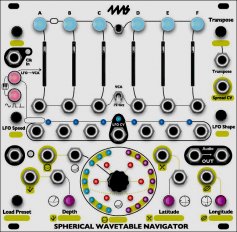 Spherical wavetable Navigator WHITE