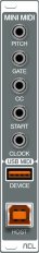 Eurorack Module MINI MIDI from ACL