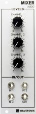 Eurorack Module 3-Channel Audio Mixer from Wavefonix