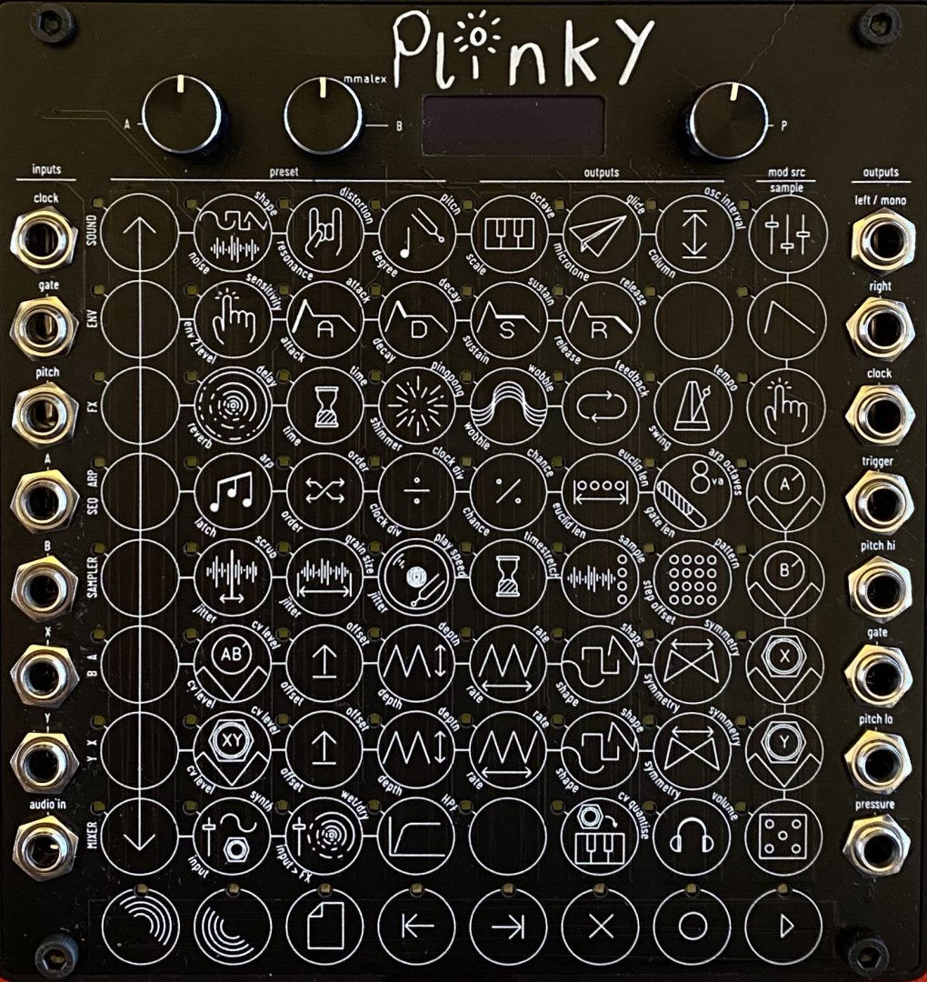 Thonk Plinky - Eurorack Module on ModularGrid