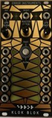 Eurorack Module Klok Blok from Error Instruments
