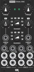 Eurorack Module DWO3 Dual Oscillator from LZX Industries