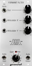 Eurorack Module Grendel Formant Filter, v2 from Rare Waves