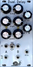 Eurorack Module Dual Delay from Karltron