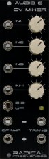 Eurorack Module Audio & CV Mixer from Radical Frequencies