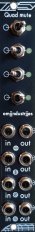 Eurorack Module Quad Mute from Omiindustriies