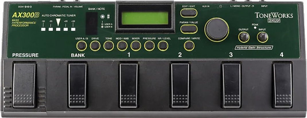 Korg AX300b - Pedal on ModularGrid