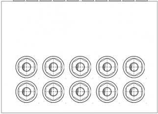 Pedals Module Custom 10 Way Junction Box With TRS Isolated Jacks (Jacks on Top) from American Loopers