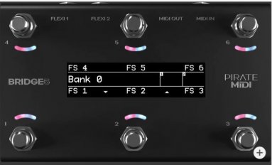 Pedals Module Bridge 6 from Pirate MIDI