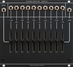 Eurorack Module 10 Channel Comb Filter MODEL 295 from Tokyo Tape Music Center