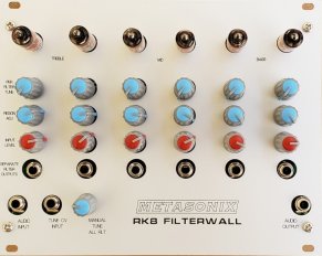 Eurorack Module RK8 Filterwall from Metasonix