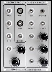 Eurorack Module Serge Active Pro / Noise / CV-Pro (DUPLICATE) from Random*Source