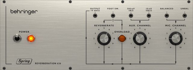 Eurorack Module SPRING REVERBERATION 636 from Behringer