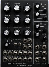 Sketchy Labs - Dr. Octature VCF + 3-Input Mixer + μVCA