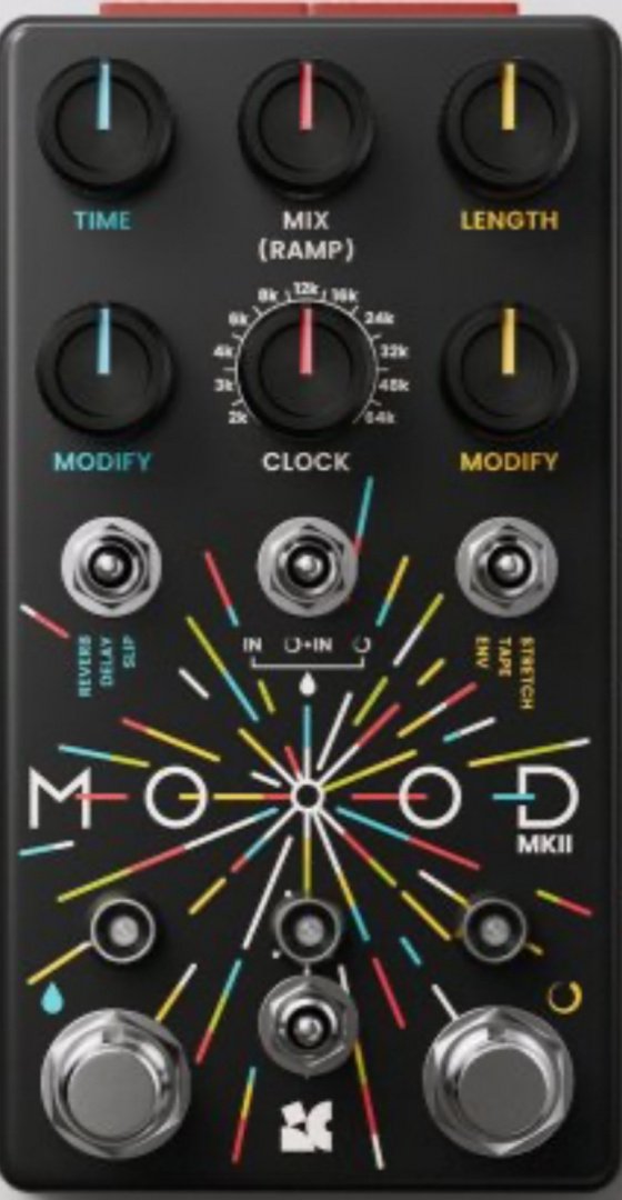 Chase Bliss Audio Mood mkII Light Bright Edition - Pedal on 