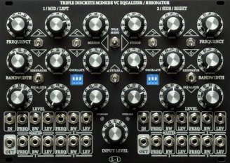 Triple Midside/Stereo Discrete VC Equalizer/Resonator