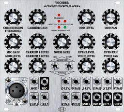 Vocoder 16 Channel Discreet Blacksea (Silver Panel)